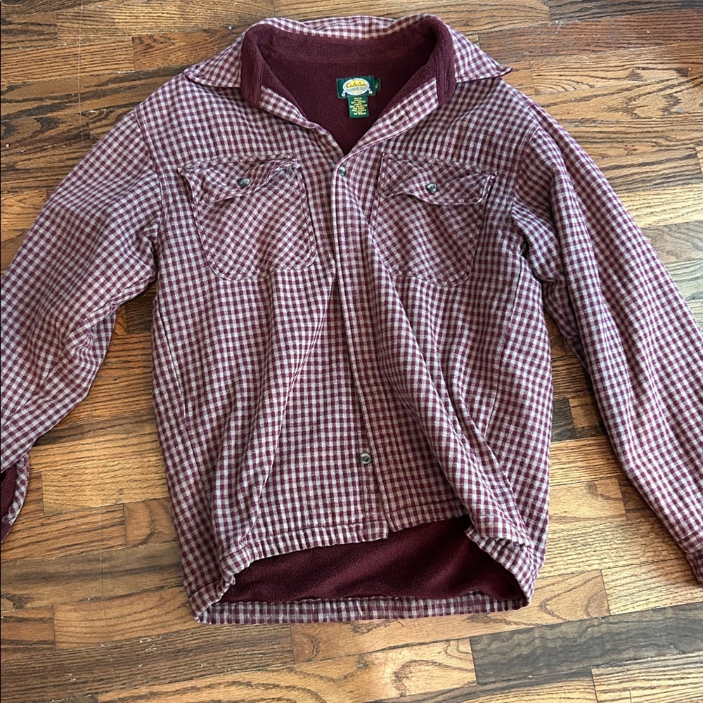 Cabela's Burgundy Outdoor Shirt